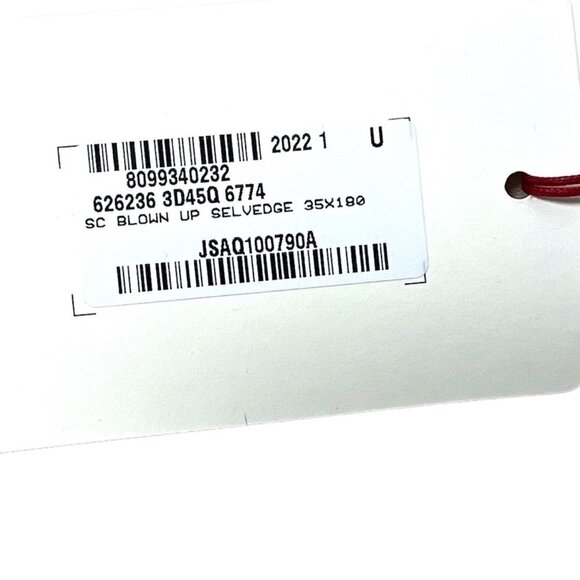 Alexander McQueen Womens Logo Pink Wool Cashmere Fringe Trim Rectangle Scarf New - Picture 7 of 10